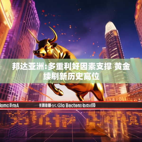 邦达亚洲:多重利好因素支撑 黄金续刷新历史高位