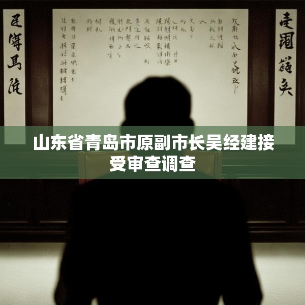 山东省青岛市原副市长吴经建接受审查调查