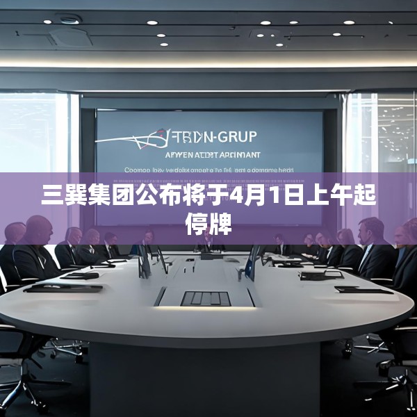 三巽集团公布将于4月1日上午起停牌