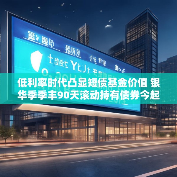低利率时代凸显短债基金价值 银华季季丰90天滚动持有债券今起发行
