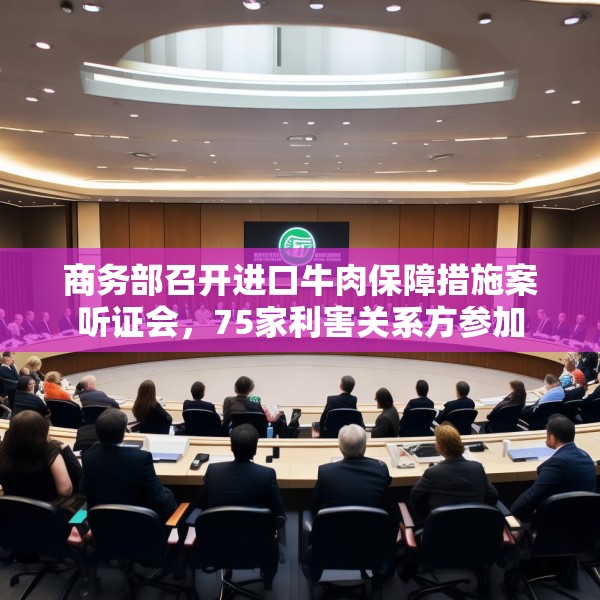 商务部召开进口牛肉保障措施案听证会，75家利害关系方参加