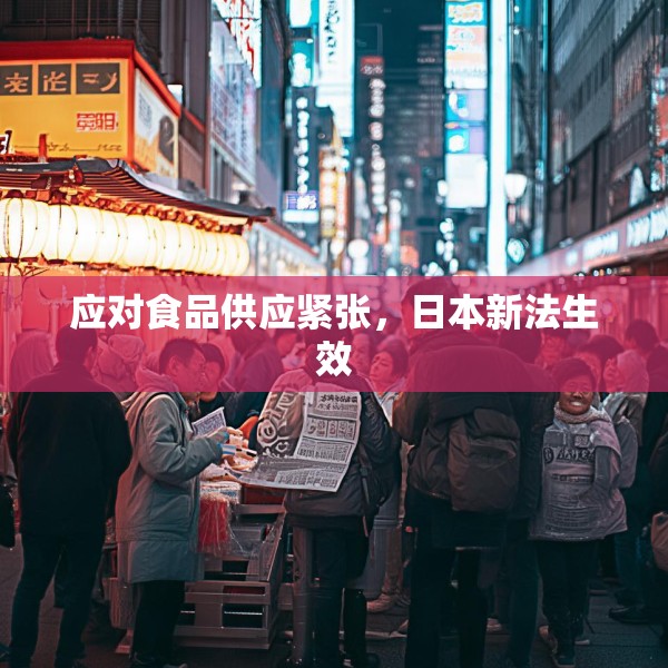 应对食品供应紧张，日本新法生效