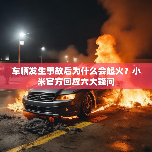 车辆发生事故后为什么会起火？小米官方回应六大疑问