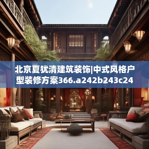 北京夏犹清建筑装饰|中式风格户型装修方案366.a242b243c246fgy.253dsfds