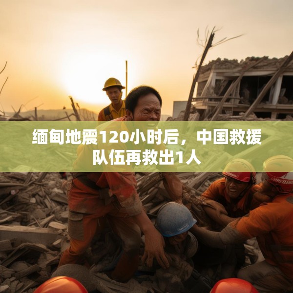 缅甸地震120小时后，中国救援队伍再救出1人