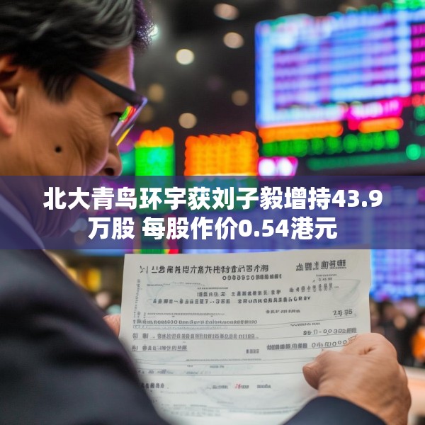 北大青鸟环宇获刘子毅增持43.9万股 每股作价0.54港元