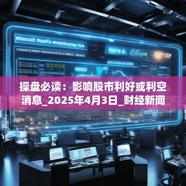 操盘必读：影响股市利好或利空消息_2025年4月3日_财经新闻