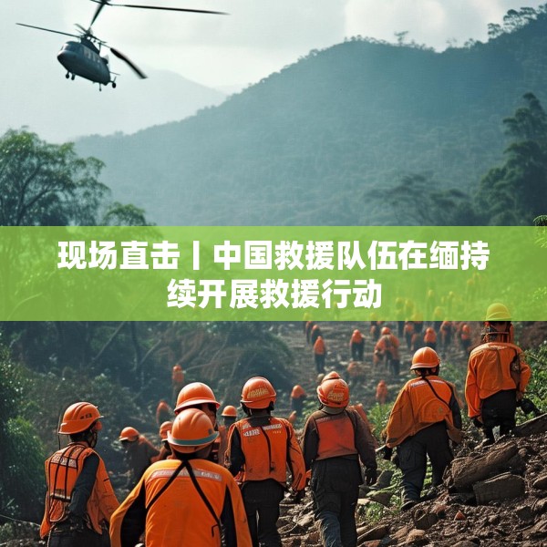 现场直击丨中国救援队伍在缅持续开展救援行动