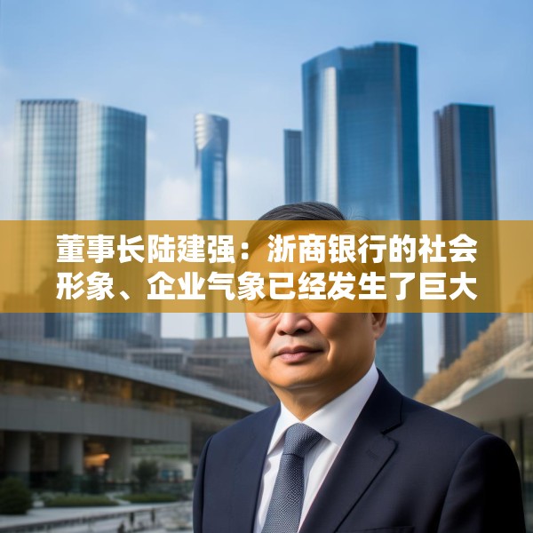 董事长陆建强：浙商银行的社会形象、企业气象已经发生了巨大的变化