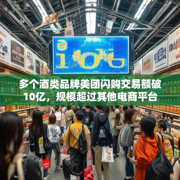 多个酒类品牌美团闪购交易额破10亿，规模超过其他电商平台