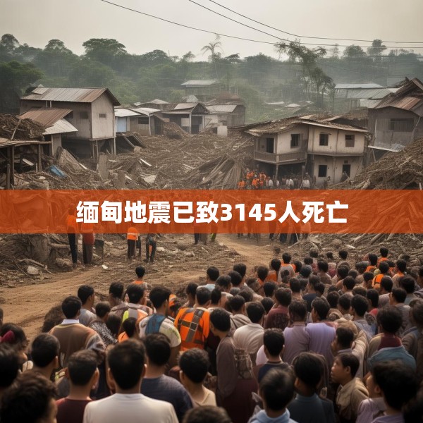 缅甸地震已致3145人死亡