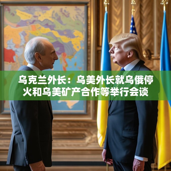 乌克兰外长：乌美外长就乌俄停火和乌美矿产合作等举行会谈