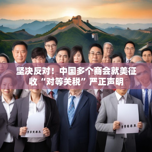 坚决反对！中国多个商会就美征收“对等关税”严正声明