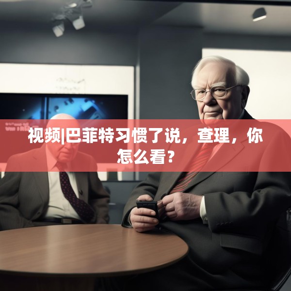 视频|巴菲特习惯了说，查理，你怎么看？