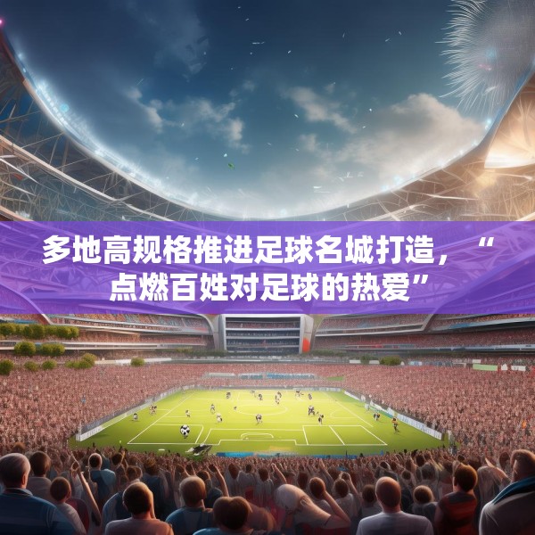 多地高规格推进足球名城打造，“点燃百姓对足球的热爱”