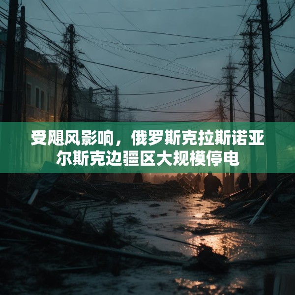 受飓风影响，俄罗斯克拉斯诺亚尔斯克边疆区大规模停电