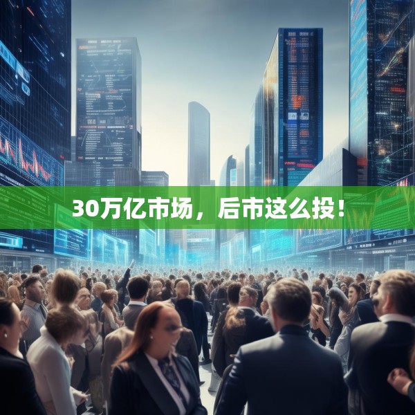 30万亿市场，后市这么投！
