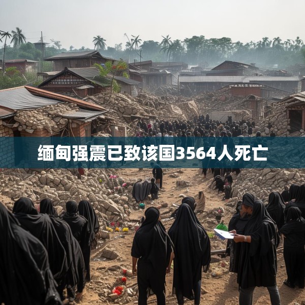 缅甸强震已致该国3564人死亡