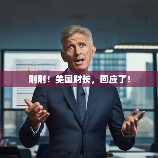 刚刚！美国财长，回应了！