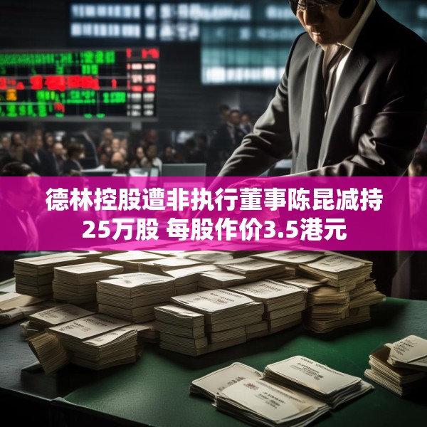 德林控股遭非执行董事陈昆减持25万股 每股作价3.5港元