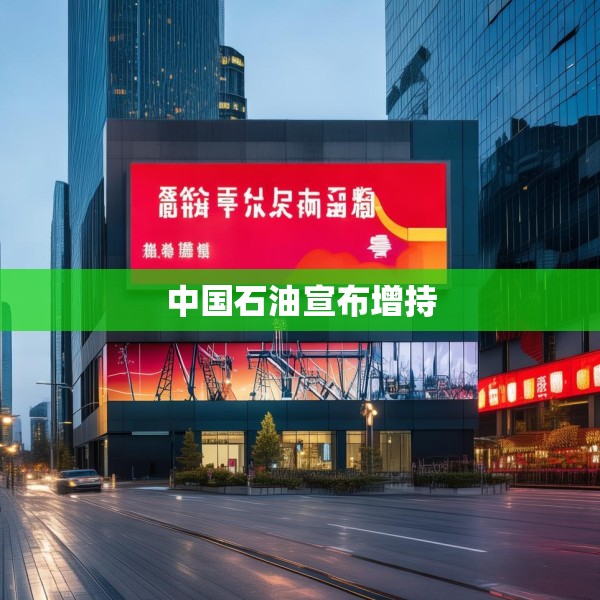 中国石油宣布增持