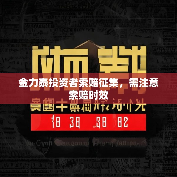 金力泰投资者索赔征集，需注意索赔时效