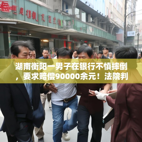 湖南衡阳一男子在银行不慎摔倒，要求赔偿90000余元！法院判了