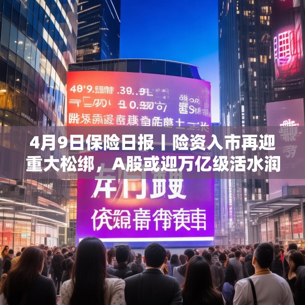 4月9日保险日报丨险资入市再迎重大松绑，A股或迎万亿级活水润泽，头部险企发挥“耐心资本”优势