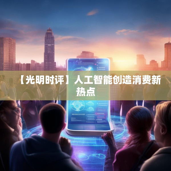 【光明时评】人工智能创造消费新热点