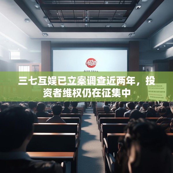 三七互娱已立案调查近两年，投资者维权仍在征集中