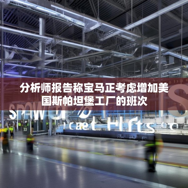 分析师报告称宝马正考虑增加美国斯帕坦堡工厂的班次