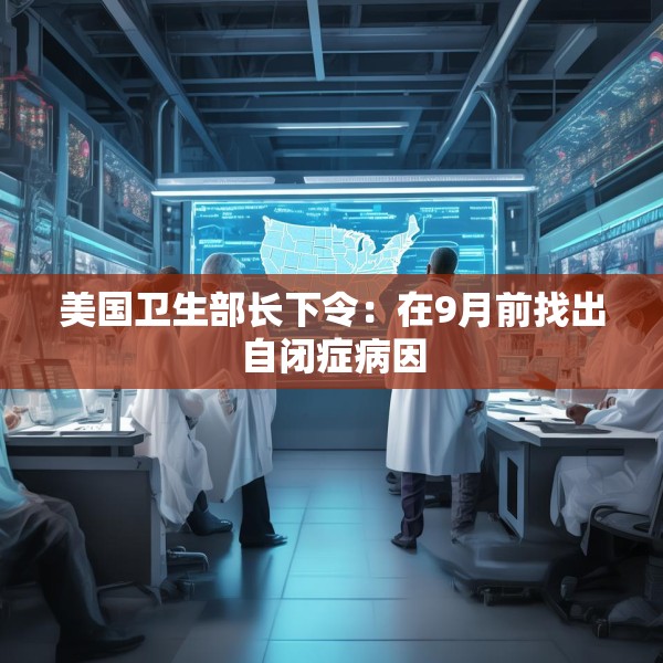 美国卫生部长下令：在9月前找出自闭症病因