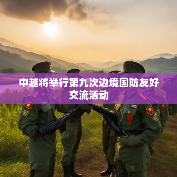 中越将举行第九次边境国防友好交流活动