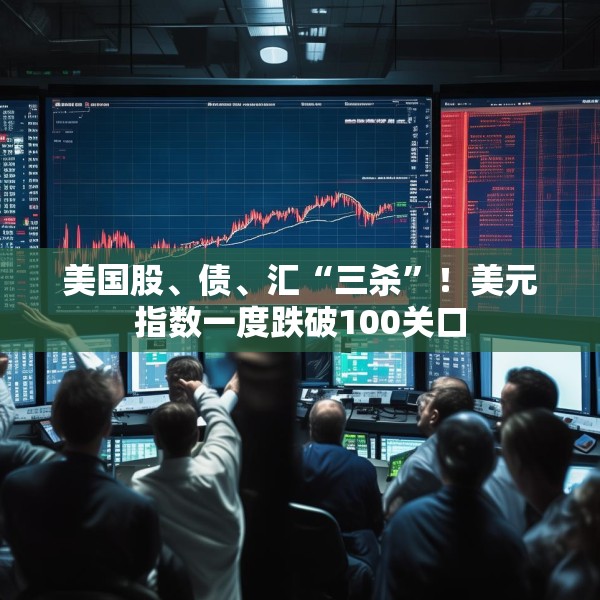 美国股、债、汇“三杀”！美元指数一度跌破100关口