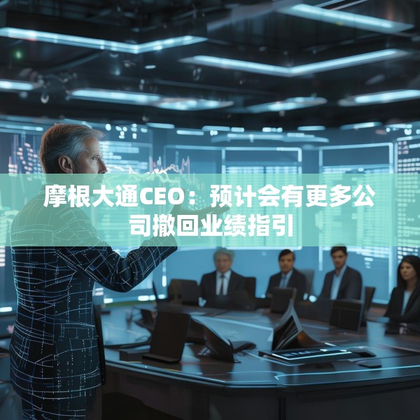 摩根大通CEO：预计会有更多公司撤回业绩指引