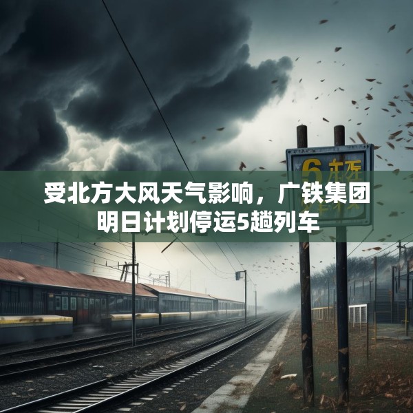 受北方大风天气影响，广铁集团明日计划停运5趟列车