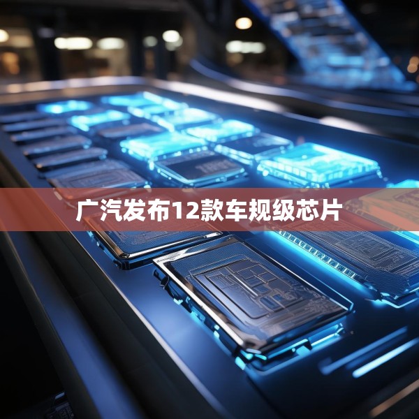 广汽发布12款车规级芯片