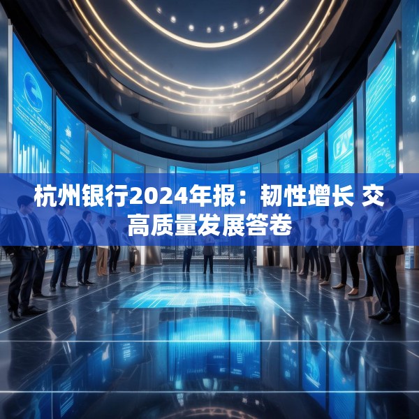 杭州银行2024年报：韧性增长 交高质量发展答卷