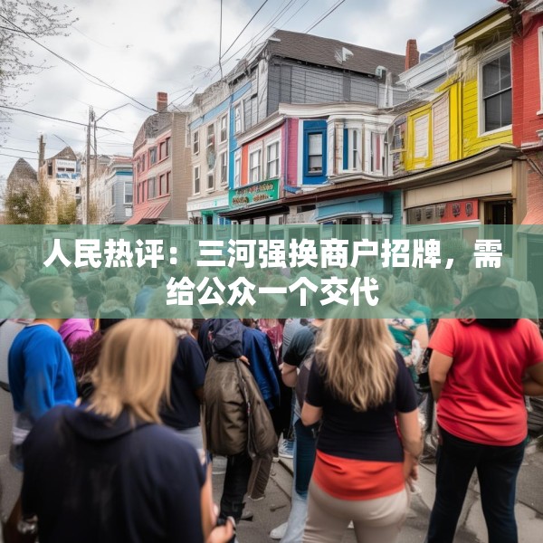人民热评：三河强换商户招牌，需给公众一个交代