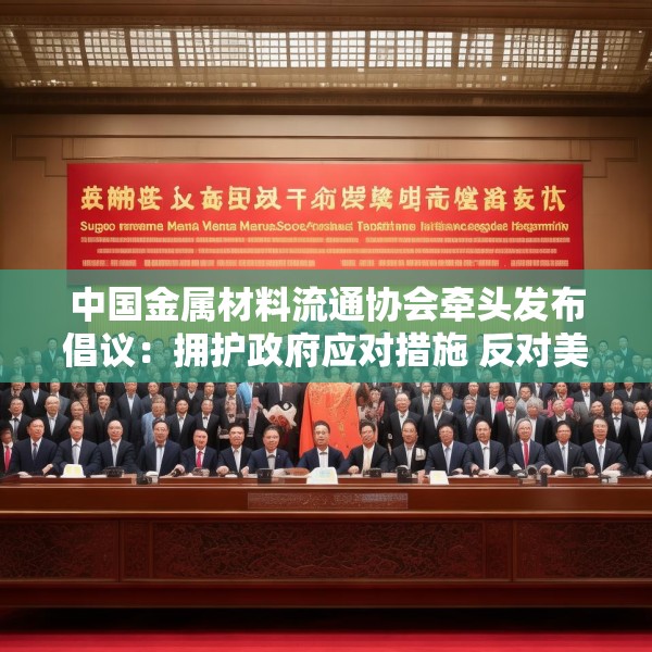 中国金属材料流通协会牵头发布倡议：拥护政府应对措施 反对美国贸易霸权