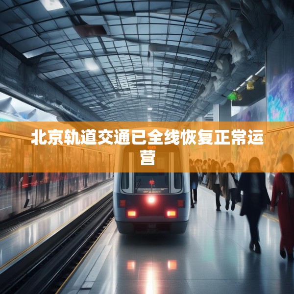 北京轨道交通已全线恢复正常运营
