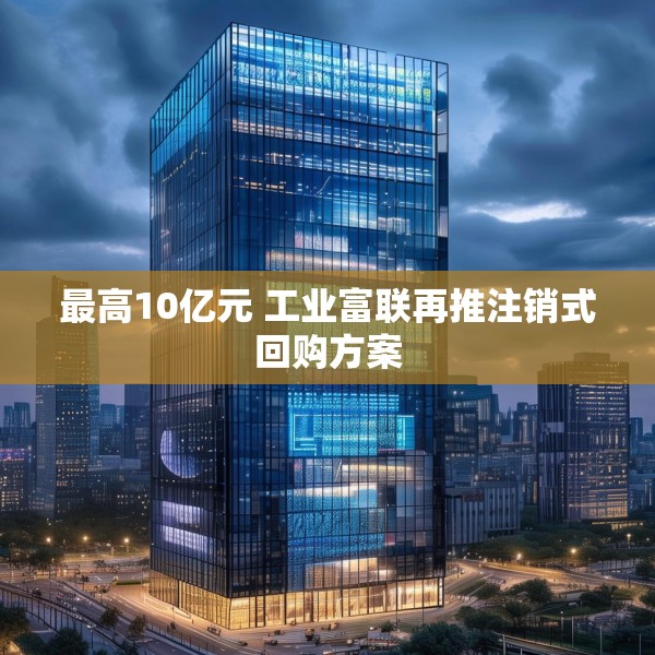 最高10亿元 工业富联再推注销式回购方案
