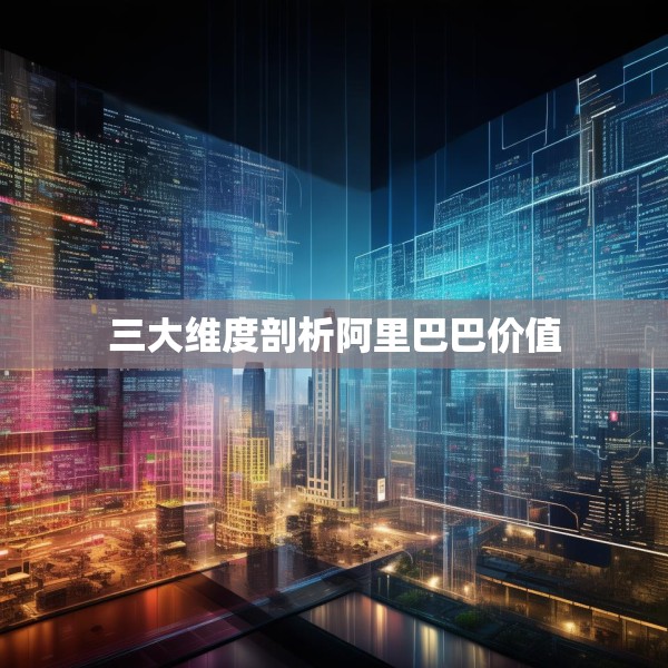 三大维度剖析阿里巴巴价值