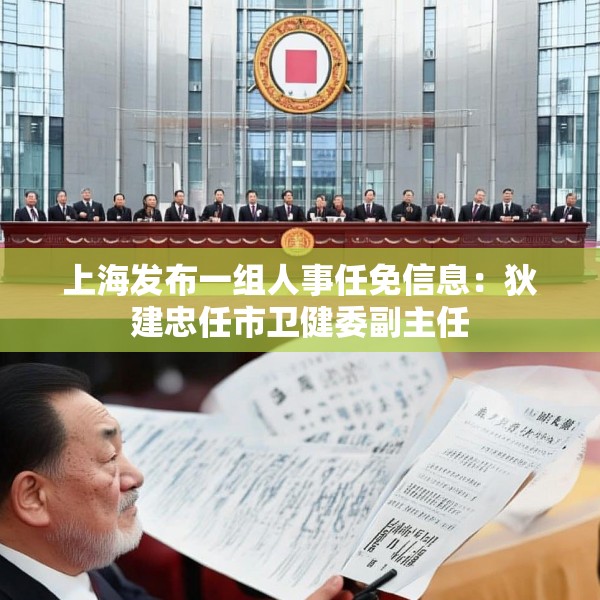 上海发布一组人事任免信息：狄建忠任市卫健委副主任