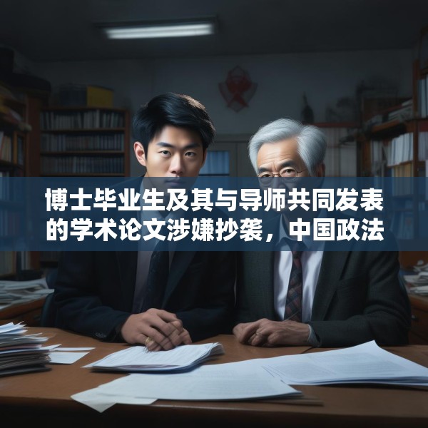 博士毕业生及其与导师共同发表的学术论文涉嫌抄袭，中国政法大学：启动调查