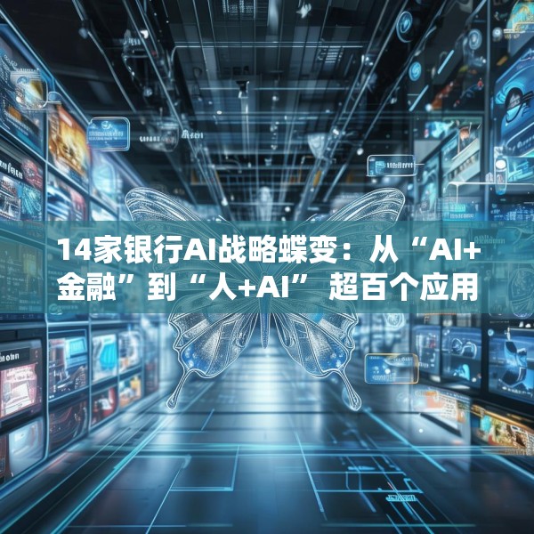 14家银行AI战略蝶变：从“AI+金融”到“人+AI” 超百个应用已落地