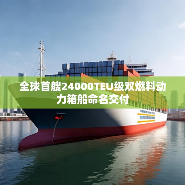 全球首艘24000TEU级双燃料动力箱船命名交付