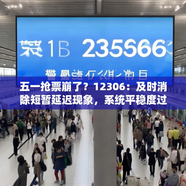 五一抢票崩了？12306：及时消除短暂延迟现象，系统平稳度过今日售票高峰