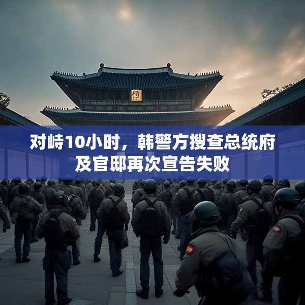 对峙10小时，韩警方搜查总统府及官邸再次宣告失败