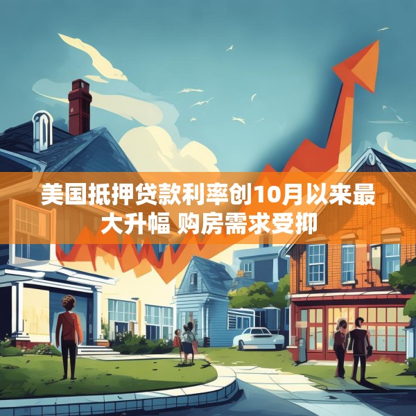 美国抵押贷款利率创10月以来最大升幅 购房需求受抑